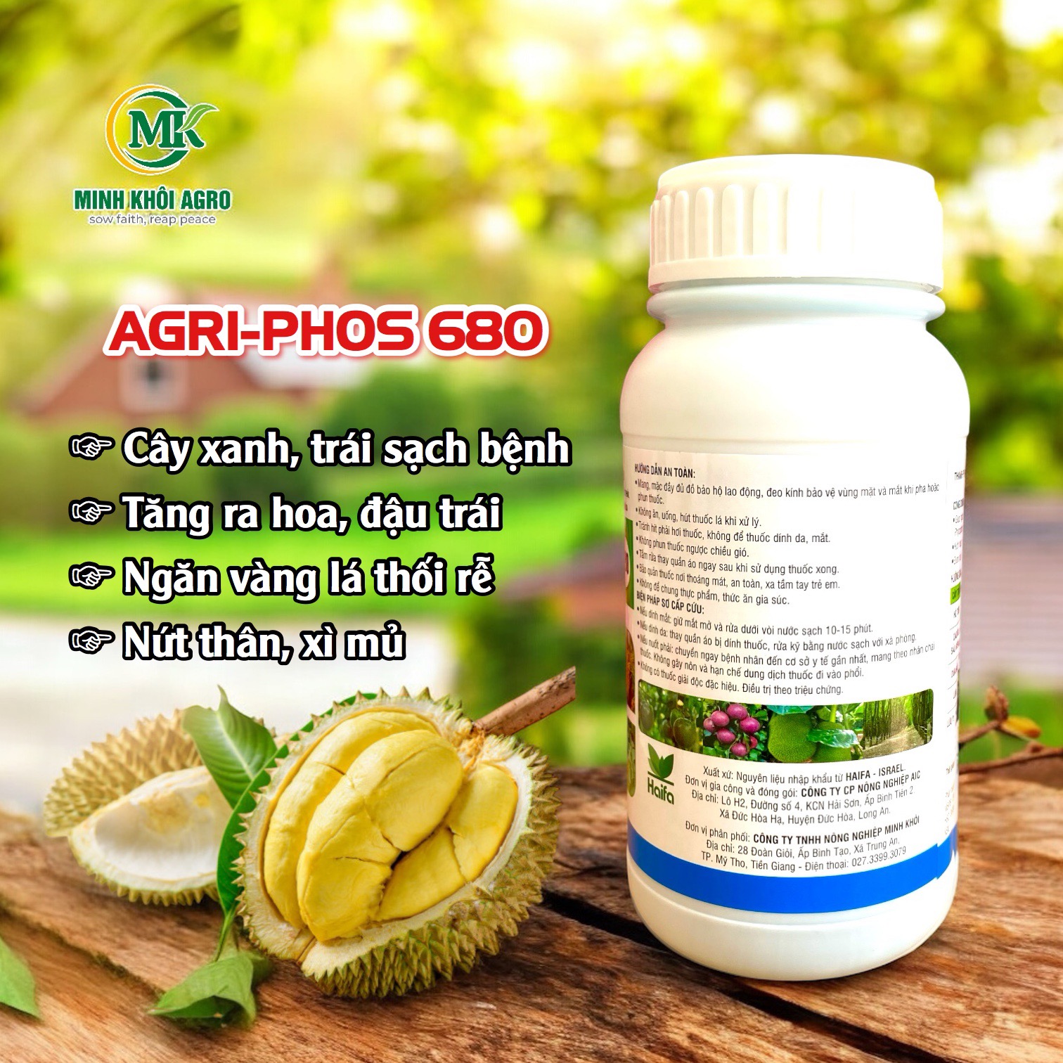 AGRI-PHOS 680 (PK 32-4) - Chai 500ml